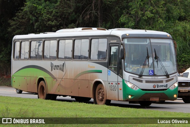 Turin Transportes 1320 na cidade de Conselheiro Lafaiete, Minas Gerais, Brasil, por Lucas Oliveira. ID da foto: 12019213.