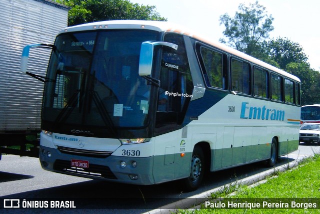 Emtram 3630 na cidade de Barra do Piraí, Rio de Janeiro, Brasil, por Paulo Henrique Pereira Borges. Número da foto: #12019476.