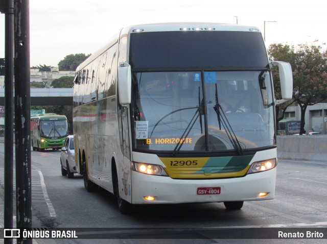 Empresa Gontijo de Transportes 12905 na cidade de Belo Horizonte, Minas Gerais, Brasil, por Renato Brito. ID da foto: 12019039.