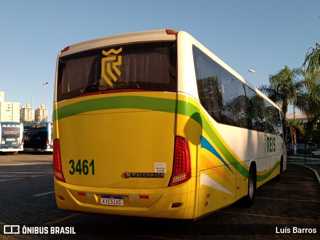 Reis Turismo 3461 na cidade de Vila Velha, Espírito Santo, Brasil, por Luís Barros. ID da foto: 12019440.