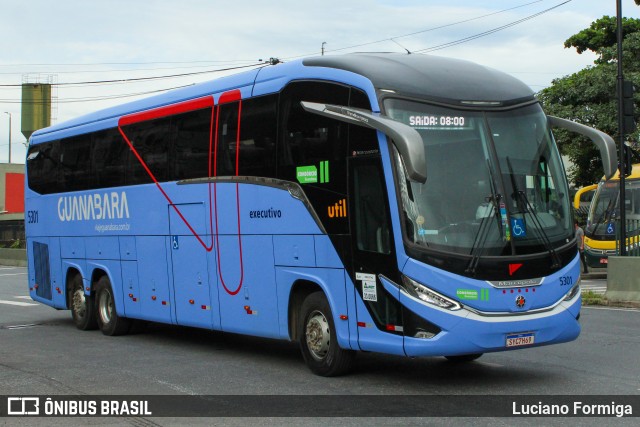 UTIL - União Transporte Interestadual de Luxo 5301 na cidade de Belo Horizonte, Minas Gerais, Brasil, por Luciano Formiga. ID da foto: 12021697.