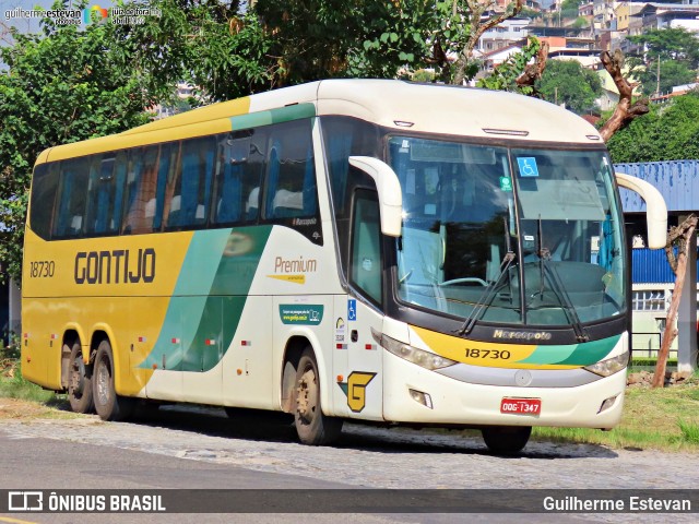 Empresa Gontijo de Transportes 18730 na cidade de Juiz de Fora, Minas Gerais, Brasil, por Guilherme Estevan. ID da foto: 12023096.