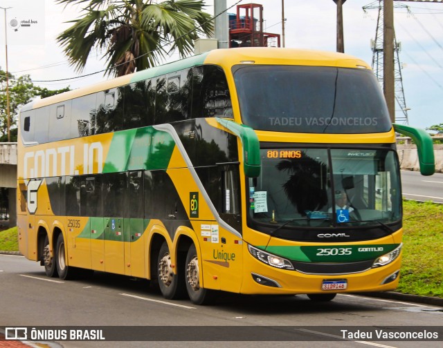 Empresa Gontijo de Transportes 25035 na cidade de Vitória, Espírito Santo, Brasil, por Tadeu Vasconcelos. ID da foto: 12023080.