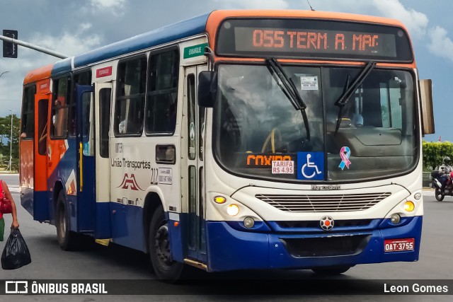 União Transportes 212 na cidade de Cuiabá, Mato Grosso, Brasil, por Leon Gomes. ID da foto: 12021451.