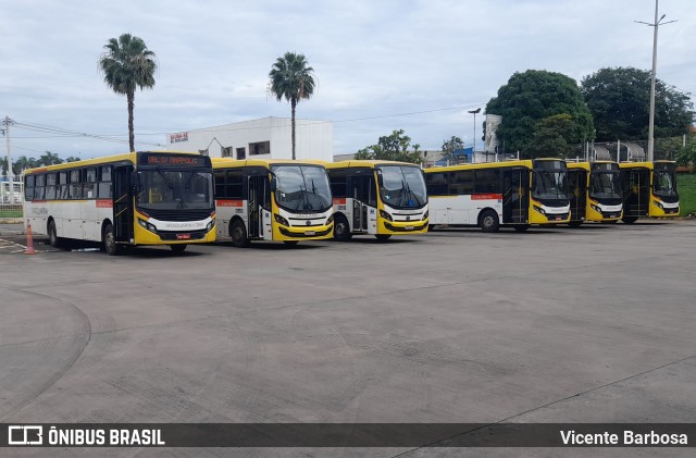 Viação Araguarina 3169 na cidade de Goiânia, Goiás, Brasil, por Vicente Barbosa. ID da foto: 12021658.