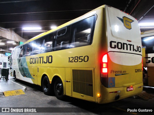 Empresa Gontijo de Transportes 12850 na cidade de São Paulo, São Paulo, Brasil, por Paulo Gustavo. ID da foto: 12023070.