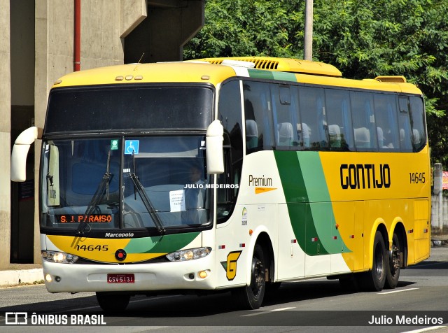 Empresa Gontijo de Transportes 14645 na cidade de Campinas, São Paulo, Brasil, por Julio Medeiros. ID da foto: 12021692.