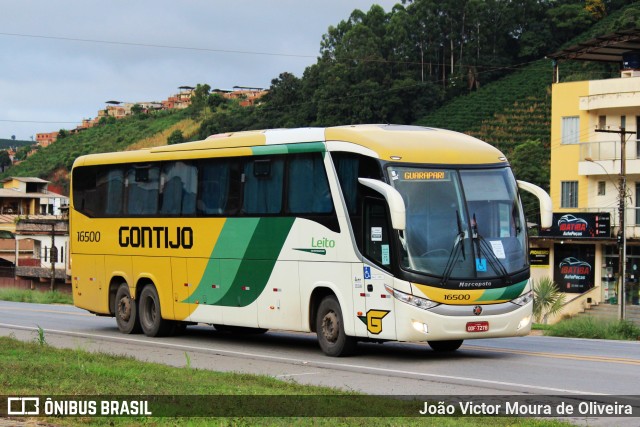 Empresa Gontijo de Transportes 16500 na cidade de Ibatiba, Espírito Santo, Brasil, por João Victor Moura de Oliveira. ID da foto: 12022151.