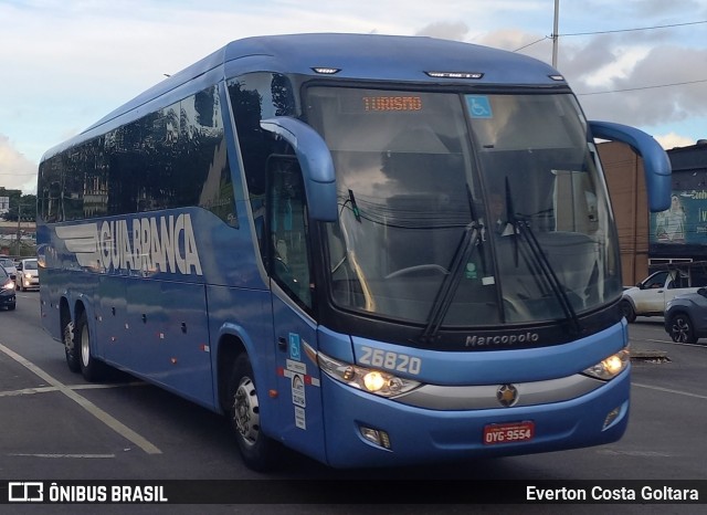 Viação Águia Branca 26820 na cidade de Cariacica, Espírito Santo, Brasil, por Everton Costa Goltara. ID da foto: 12022707.