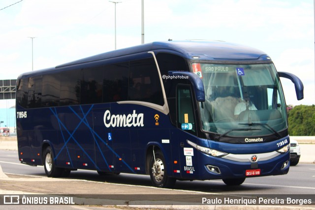 Viação Cometa 719545 na cidade de São Paulo, São Paulo, Brasil, por Paulo Henrique Pereira Borges. ID da foto: 12022095.