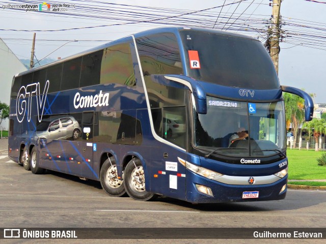 Viação Cometa 18309 na cidade de Juiz de Fora, Minas Gerais, Brasil, por Guilherme Estevan. ID da foto: 12023004.