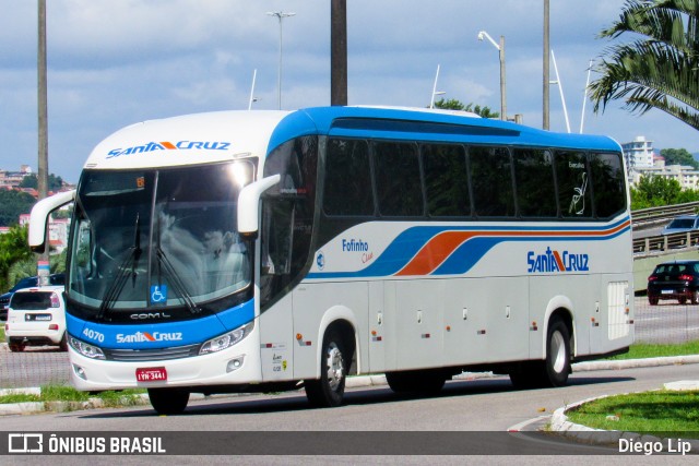 VUSC - Viação União Santa Cruz 4070 na cidade de Florianópolis, Santa Catarina, Brasil, por Diego Lip. Número da foto: #12021022.