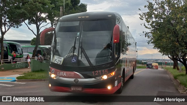 Lirabus 12115 na cidade de Paulínia, São Paulo, Brasil, por Allan Henrique. ID da foto: 12022640.