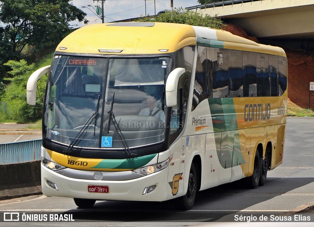 Empresa Gontijo de Transportes 18610 na cidade de Campinas, São Paulo, Brasil, por Sérgio de Sousa Elias. ID da foto: 12024933.