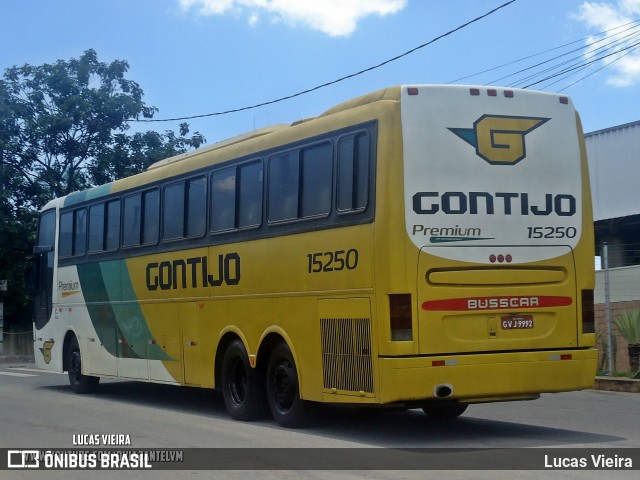 Empresa Gontijo de Transportes 15250 na cidade de Belo Horizonte, Minas Gerais, Brasil, por Lucas Vieira. Número da foto: #12024050.