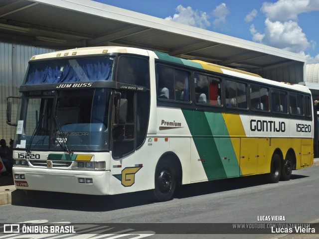 Empresa Gontijo de Transportes 15220 na cidade de Belo Horizonte, Minas Gerais, Brasil, por Lucas Vieira. ID da foto: 12024070.