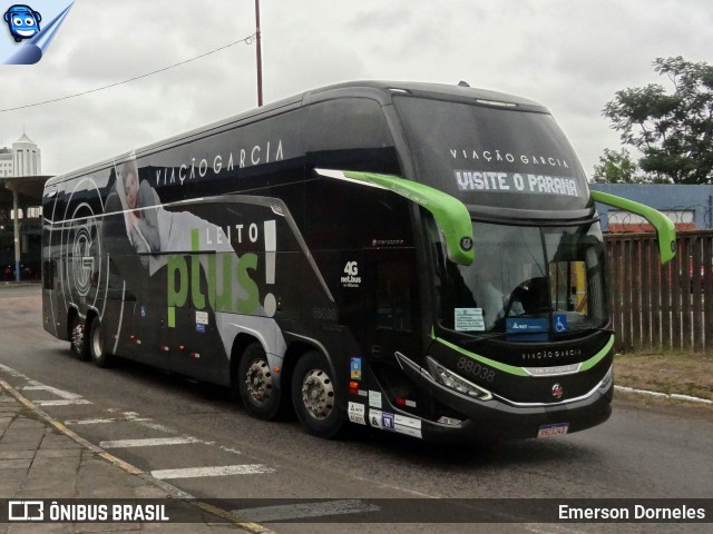 Viação Garcia 88038 na cidade de Porto Alegre, Rio Grande do Sul, Brasil, por Emerson Dorneles. ID da foto: 12023731.