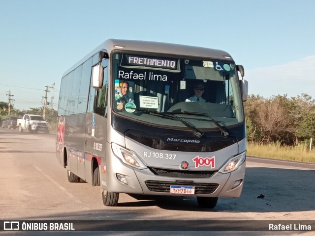 Auto Viação 1001 RJ 108.327 na cidade de Itaboraí, Rio de Janeiro, Brasil, por Rafael Lima. Número da foto: #12023950.