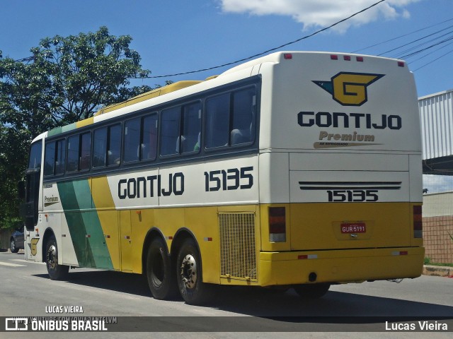 Empresa Gontijo de Transportes 15135 na cidade de Belo Horizonte, Minas Gerais, Brasil, por Lucas Vieira. ID da foto: 12024067.