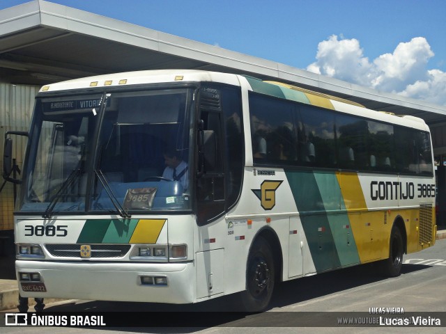 Empresa Gontijo de Transportes 3885 na cidade de Belo Horizonte, Minas Gerais, Brasil, por Lucas Vieira. Número da foto: #12024062.