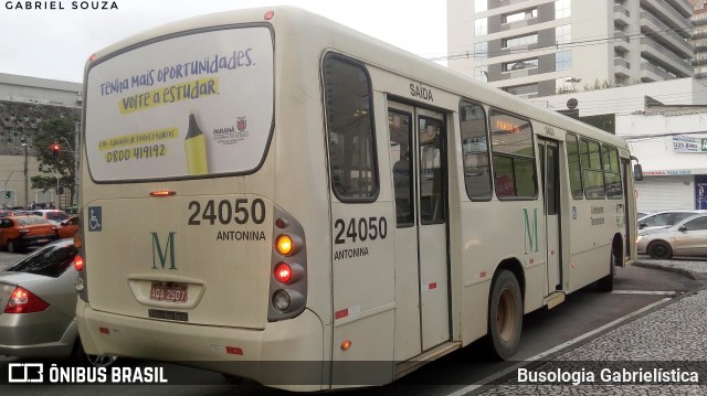 Viação Antonina 24050 na cidade de Curitiba, Paraná, Brasil, por Busologia Gabrielística. ID da foto: 12023268.