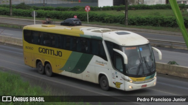 Empresa Gontijo de Transportes 16060 na cidade de Escada, Pernambuco, Brasil, por Pedro Francisco Junior. ID da foto: 12025317.