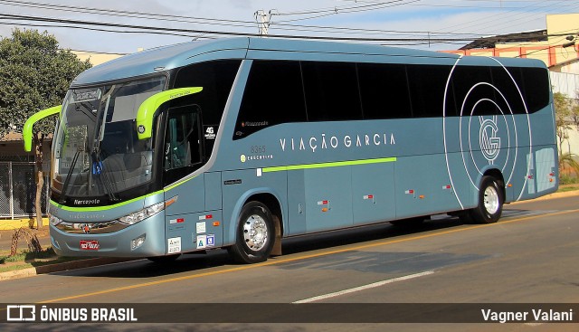 Viação Garcia 8365 na cidade de Londrina, Paraná, Brasil, por Vagner Valani. ID da foto: 12024538.