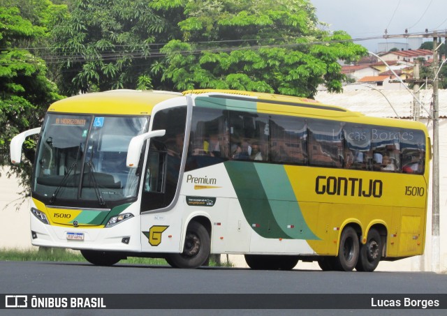 Empresa Gontijo de Transportes 15010 na cidade de Araxá, Minas Gerais, Brasil, por Lucas Borges . ID da foto: 12024484.