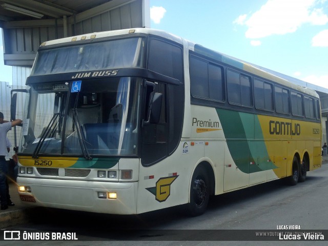 Empresa Gontijo de Transportes 15250 na cidade de Belo Horizonte, Minas Gerais, Brasil, por Lucas Vieira. ID da foto: 12024045.