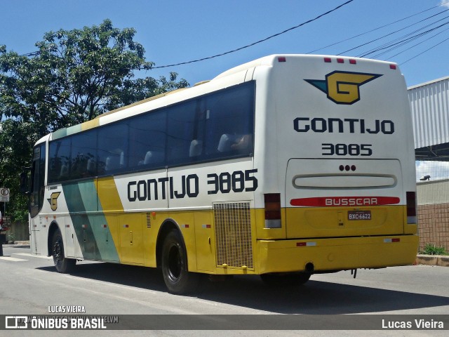 Empresa Gontijo de Transportes 3885 na cidade de Belo Horizonte, Minas Gerais, Brasil, por Lucas Vieira. ID da foto: 12024063.