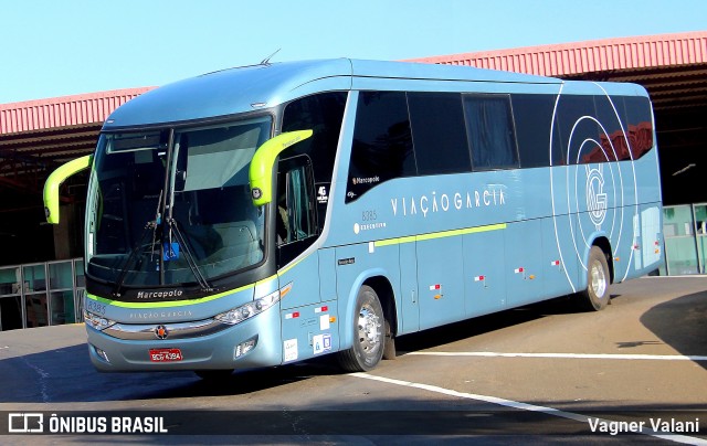 Viação Garcia 8385 na cidade de Londrina, Paraná, Brasil, por Vagner Valani. ID da foto: 12024620.