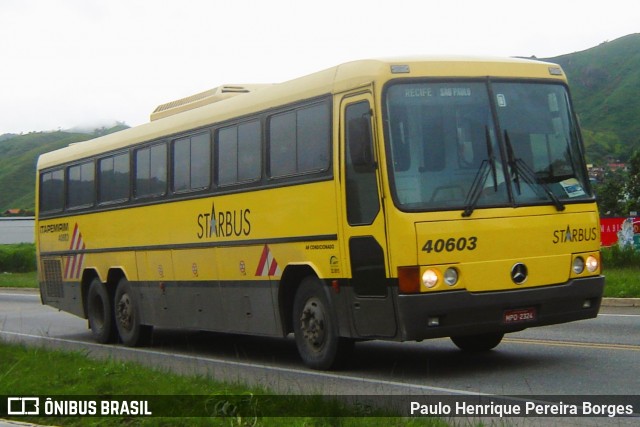 Viação Itapemirim 40603 na cidade de Barra do Piraí, Rio de Janeiro, Brasil, por Paulo Henrique Pereira Borges. ID da foto: 12024709.