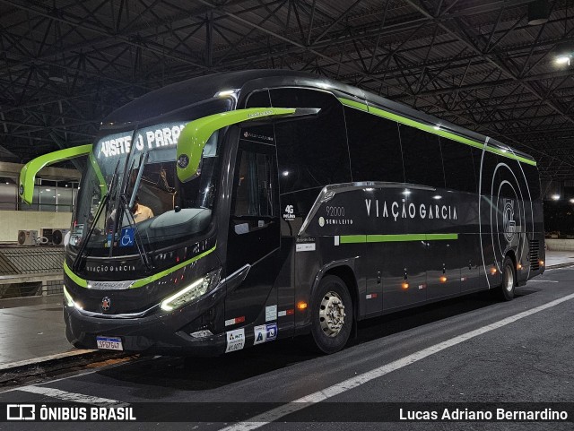 Viação Garcia 92000 na cidade de Bauru, São Paulo, Brasil, por Lucas Adriano Bernardino. Número da foto: #12023754.