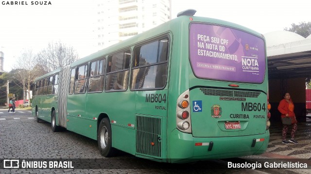 Auto Viação Mercês MB604 na cidade de Curitiba, Paraná, Brasil, por Busologia Gabrielística. ID da foto: 12027765.