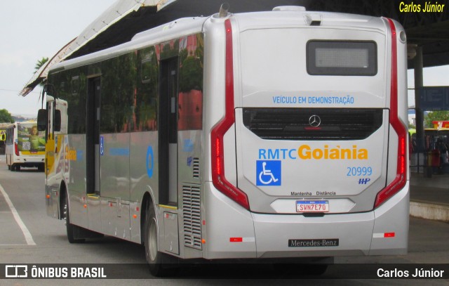 HP Transportes Coletivos 20999 na cidade de Goiânia, Goiás, Brasil, por Carlos Júnior. ID da foto: 12025580.