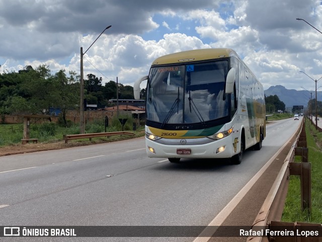Empresa Gontijo de Transportes 21600 na cidade de Itatiaiuçu, Minas Gerais, Brasil, por Rafael Ferreira Lopes. Número da foto: #12027388.