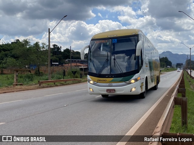 Empresa Gontijo de Transportes 21600 na cidade de Itatiaiuçu, Minas Gerais, Brasil, por Rafael Ferreira Lopes. ID da foto: 12027388.