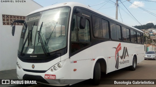 JA Transportes  na cidade de Castro, Paraná, Brasil, por Busologia Gabrielística. Número da foto: #12027813.