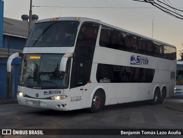 Pullman Setter BBSV36 na cidade de Estación Central, Santiago, Metropolitana de Santiago, Chile, por Benjamín Tomás Lazo Acuña. Número da foto: #12026939.