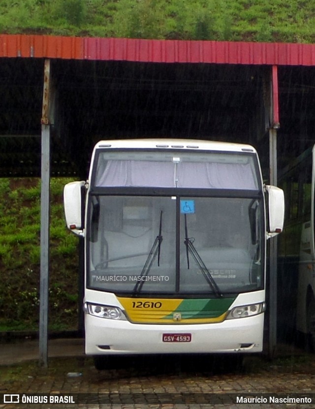 Empresa Gontijo de Transportes 12610 na cidade de João Monlevade, Minas Gerais, Brasil, por Maurício Nascimento. ID da foto: 12025398.