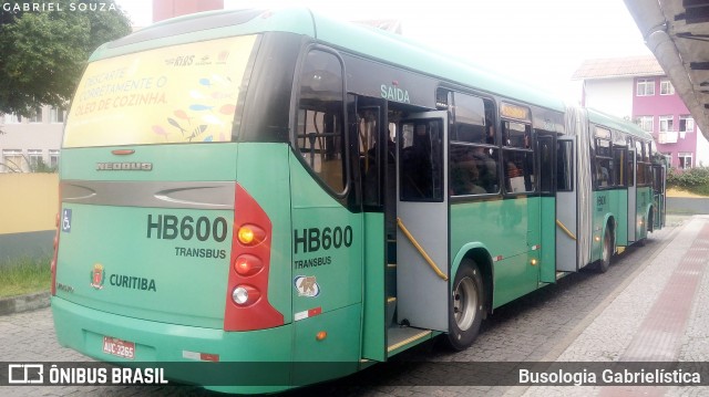 Auto Viação Redentor HB600 na cidade de Curitiba, Paraná, Brasil, por Busologia Gabrielística. ID da foto: 12027757.