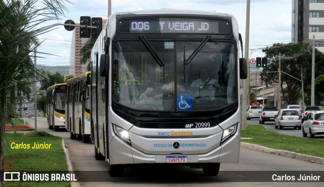 HP Transportes Coletivos 20999 na cidade de Goiânia, Goiás, Brasil, por Carlos Júnior. ID da foto: 12025577.