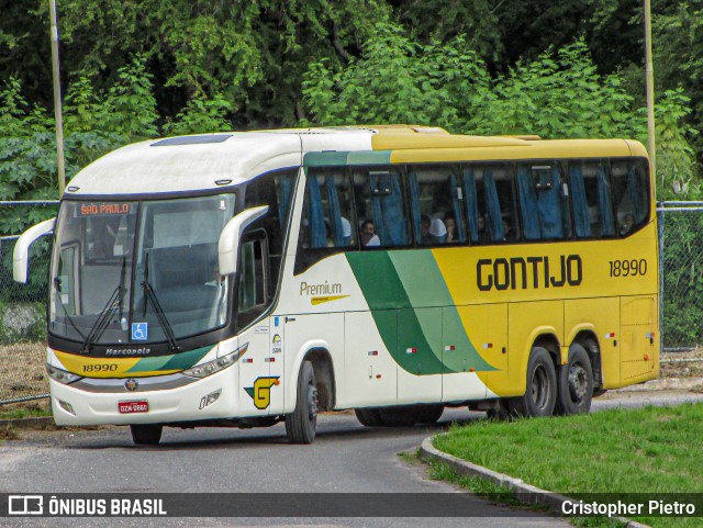 Empresa Gontijo de Transportes 18990 na cidade de Aracaju, Sergipe, Brasil, por Cristopher Pietro. ID da foto: 12025438.