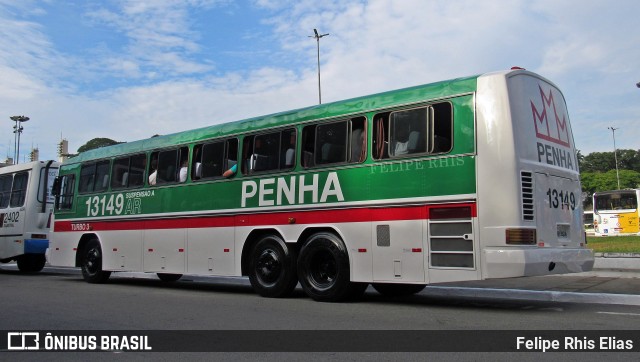 Empresa de Ônibus Nossa Senhora da Penha 13149 na cidade de São Paulo, São Paulo, Brasil, por Felipe Rhis Elias. ID da foto: 12026161.