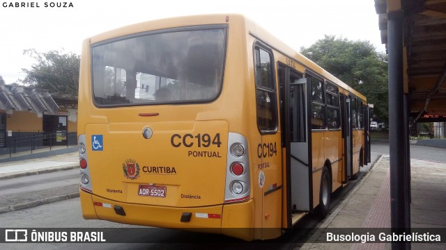 Auto Viação Santo Antônio CC194 na cidade de Curitiba, Paraná, Brasil, por Busologia Gabrielística. Número da foto: #12027910.