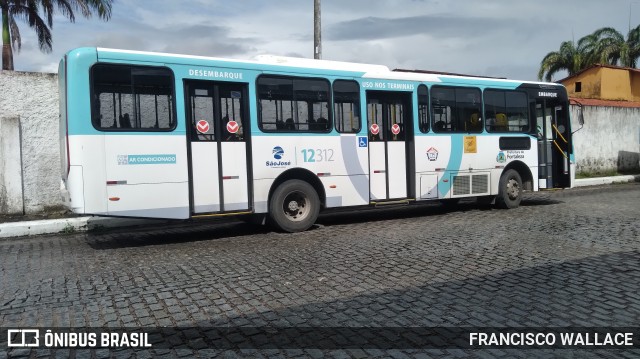 Auto Viação São José 12312 na cidade de Fortaleza, Ceará, Brasil, por FRANCISCO WALLACE. ID da foto: 12027170.