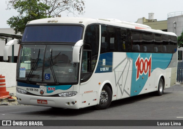 Auto Viação 1001 RJ 108.760 na cidade de Rio de Janeiro, Rio de Janeiro, Brasil, por Lucas Lima. Número da foto: #12030050.