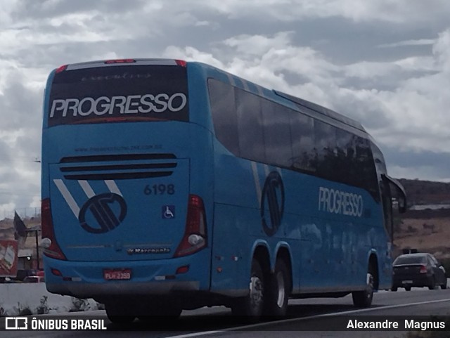 Auto Viação Progresso 6198 na cidade de São Caitano, Pernambuco, Brasil, por Alexandre  Magnus. Número da foto: #12028089.