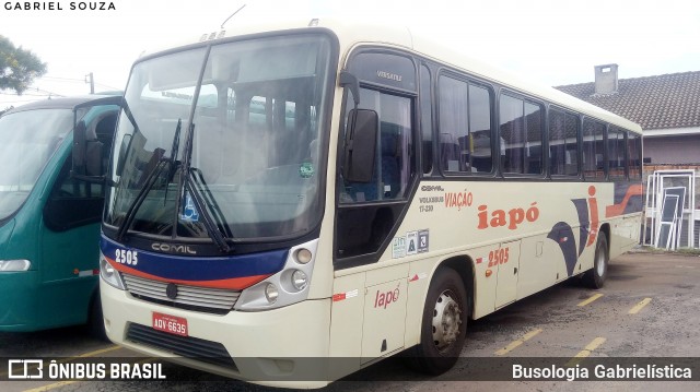 Viação Santana Iapó 2505 na cidade de Ponta Grossa, Paraná, Brasil, por Busologia Gabrielística. ID da foto: 12028038.