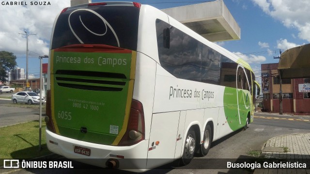Expresso Princesa dos Campos 6055 na cidade de Ponta Grossa, Paraná, Brasil, por Busologia Gabrielística. Número da foto: #12028607.